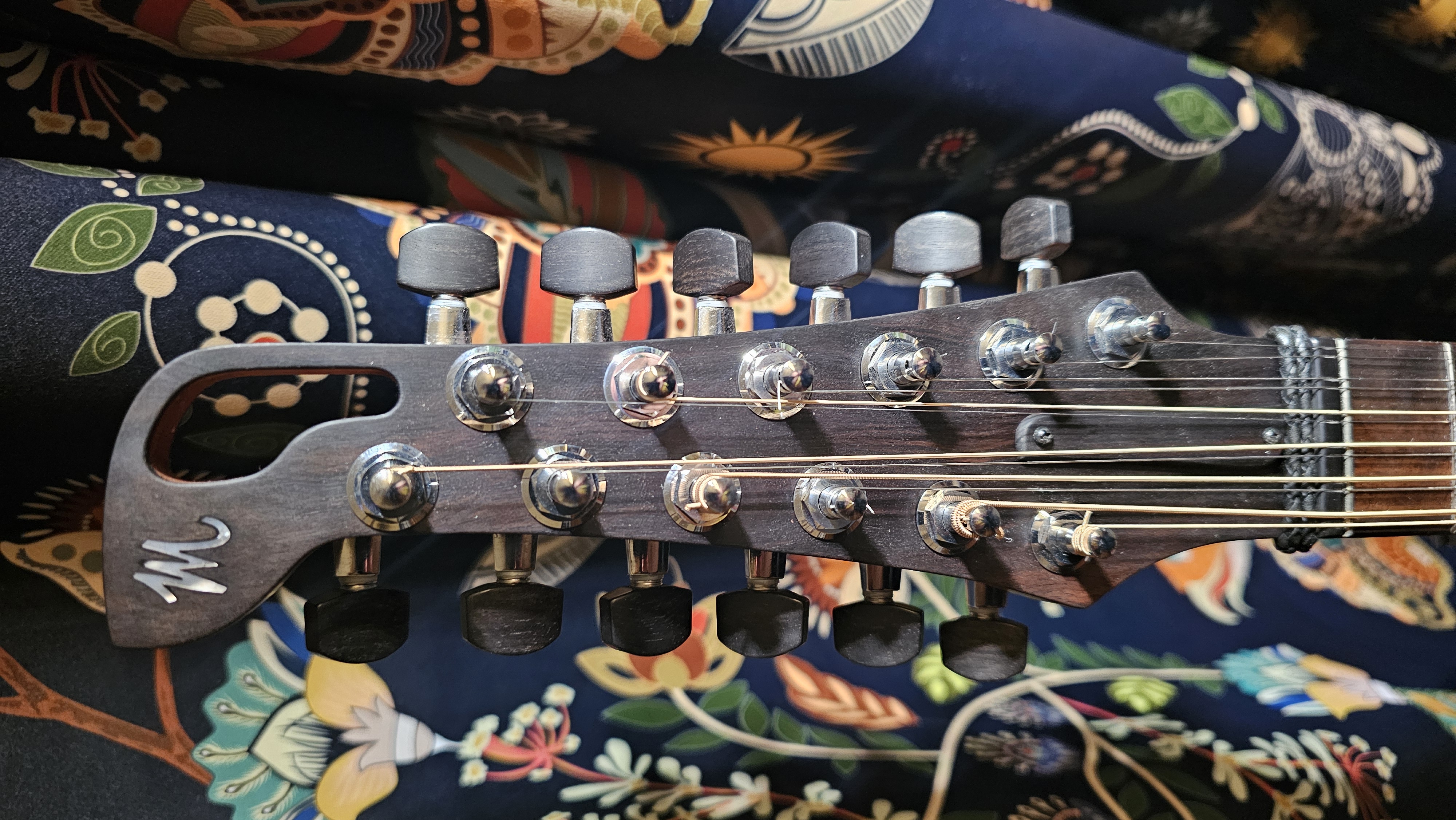 Ebony machine head pegs