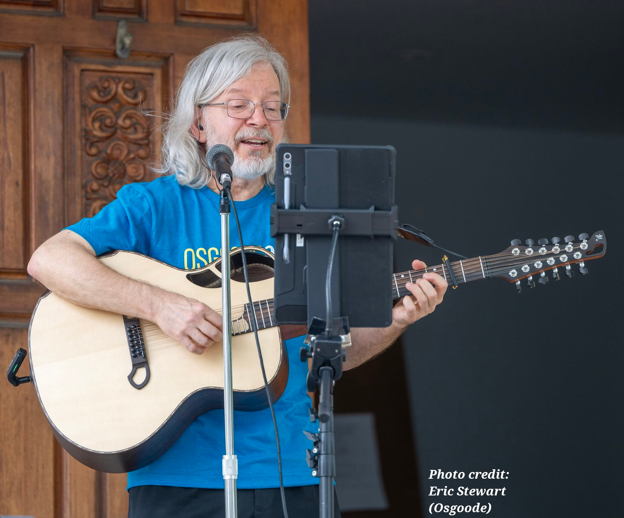 Ken at open mic